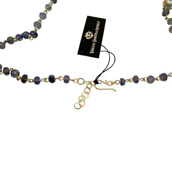 VIRGINS SAINTS & ANGELS VSA Wrap 6mm Semi-Precious Lolite Beads - Picture 7 of 8